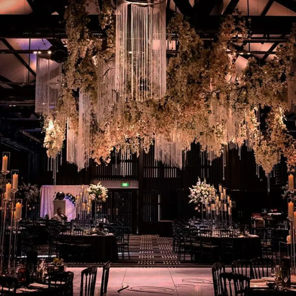 Anna Wang — floral ceiling installation at Doltone House