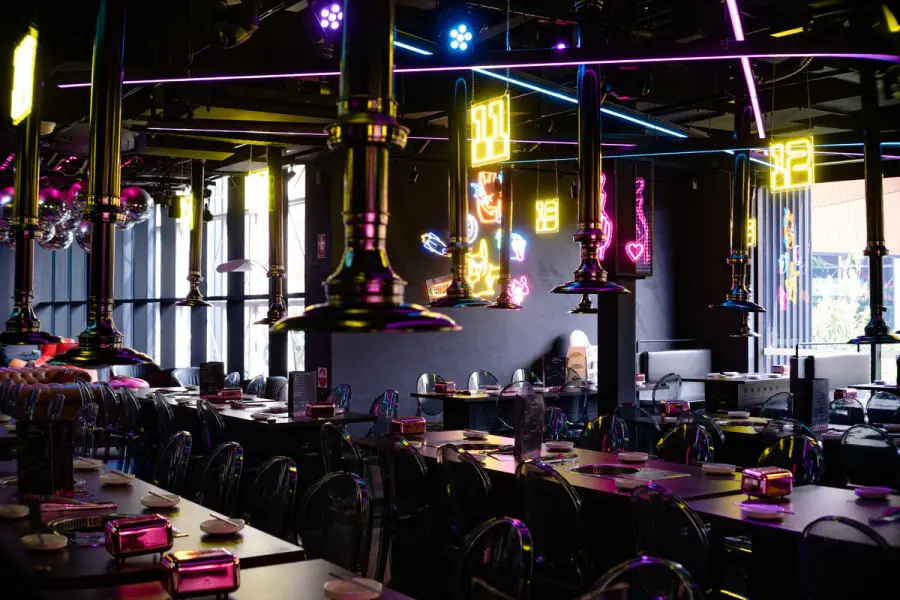 BOM venue interior — EdSquare dining room
